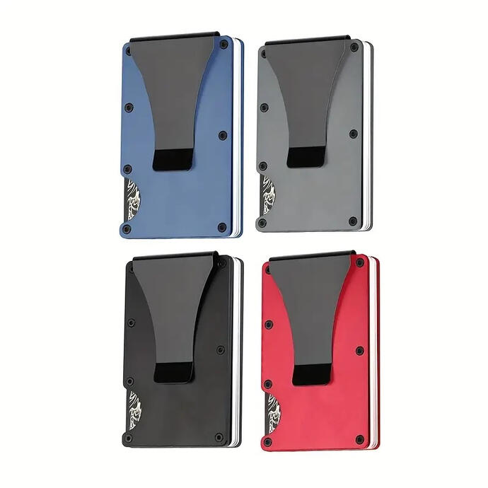 Custom engraved metal wallets
