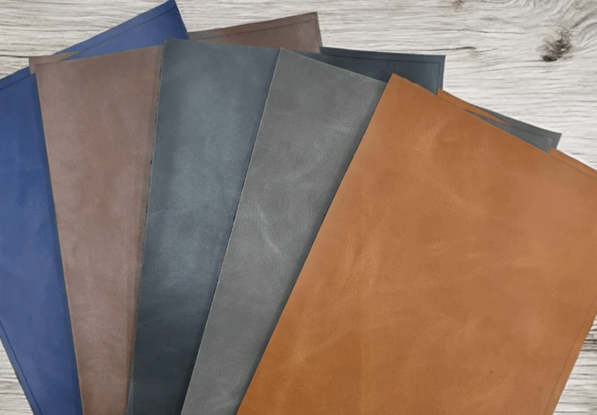 Leatherette sheets in assorted colors
