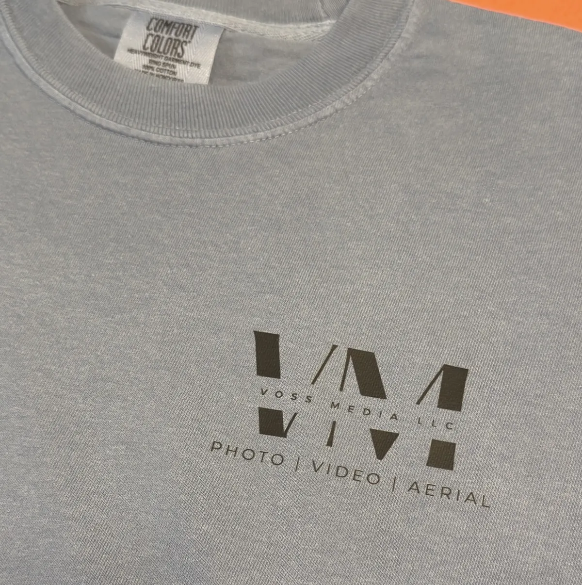 Custom printed Voss Media shirt